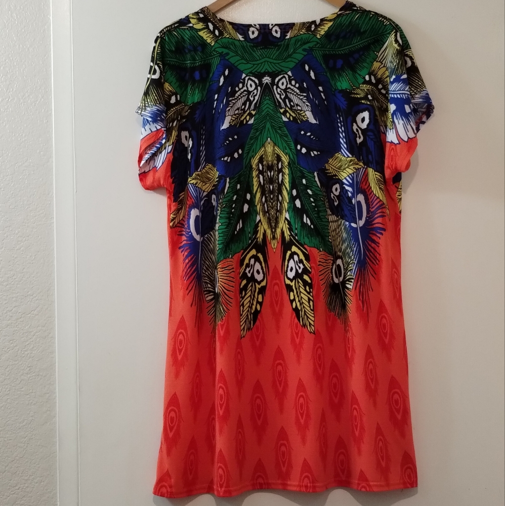 Colorful Rhinestone Dress Size S/M - Picture 2 of 4